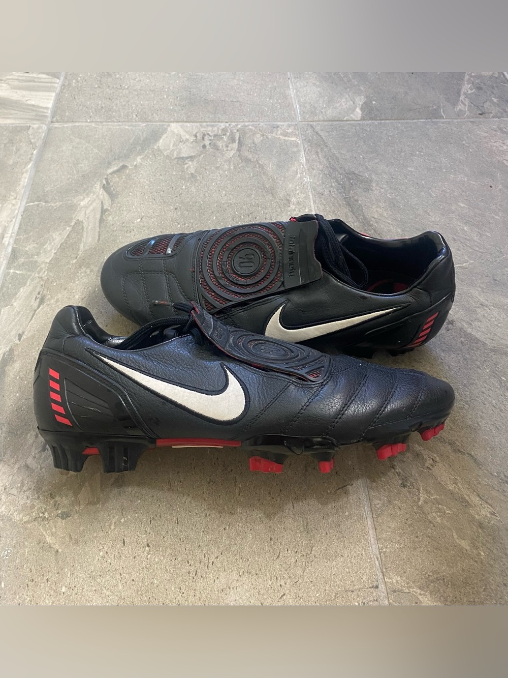 Nike Total 90 Laser Leather Soccer Cleats Size US 11 / 318823-016